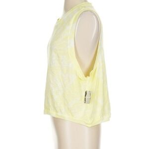 Free People Light Yellow Muscle Tee